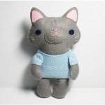 Little Gray Cat - Doll Pat..